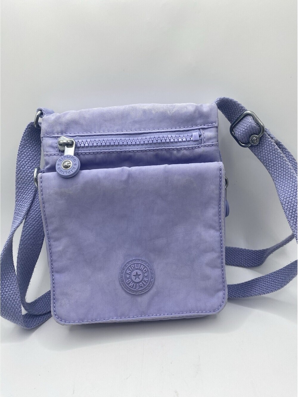 Kipling Eldorado Crossbody Bag With Adjustable Strap Lavender Travel Purse